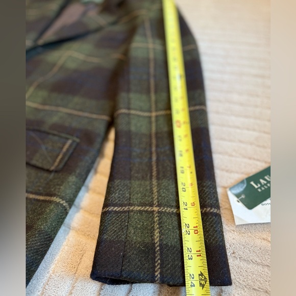 NWT Ralph Lauren Wool Plaid Blazer - Picture 11 of 12